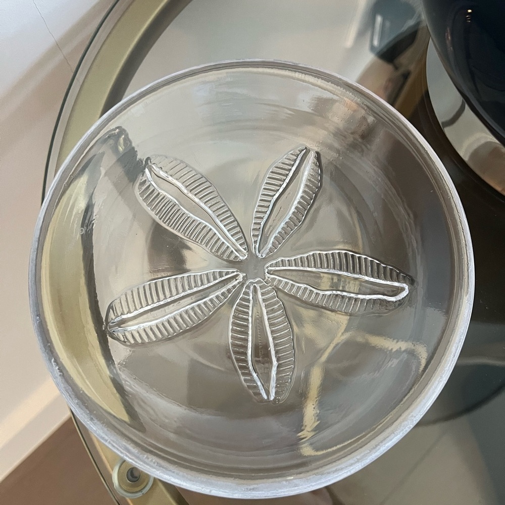 Simon Pearce Sand Dollar Plate